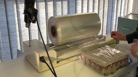 How to Shrink Wrap Egg Trays -ME600IP  I Bar Sealer