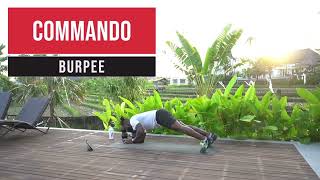 COMMANDO BURPEES (TUTORIAL) | Commando Burpee | How to do commando burpees