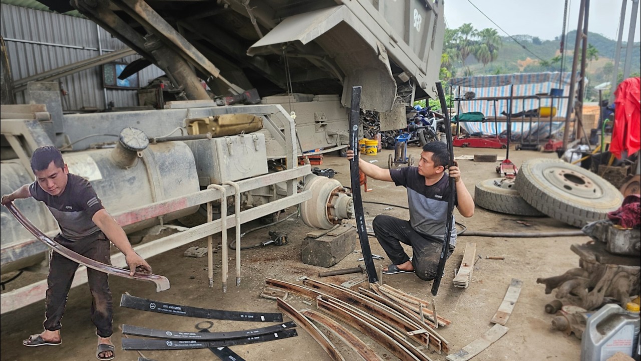 Extreme 4x4 Truck Suspension Upgrade | Broken Leaf Spring Replacement & Heavy-Duty Reinforcement