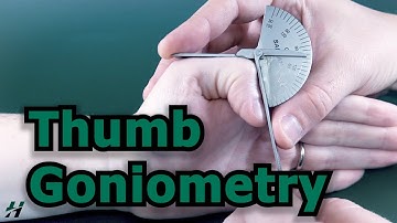 Thumb Goniometry