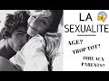 SEXUALITE: TROP JEUNE? LE DIRE A SES PARENTS?  - CONSEILS 😌 - Sex Education