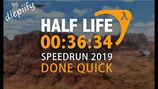 HALF-LIFE IN 36:34 SPEEDRUN (By Diepiify) 2019