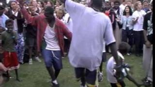 Yolngu delegates from Arnhem Land dancing at NCYC (National Christian Youth Convention)