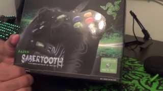 Razer Sabertooth Gaming Controller Unboxing for XBOX & PC