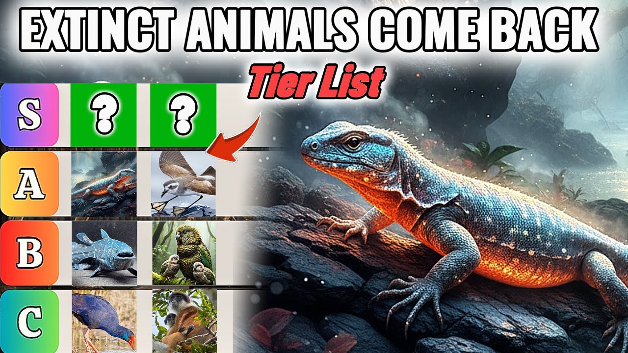Extinct Animals Found Alive – Tier List