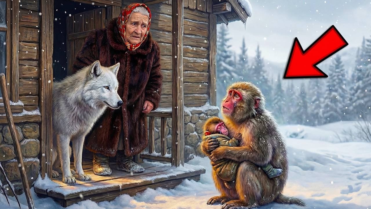 Baby Healer's Miraculous Power Saves Monkey During Deadly Snowstorm