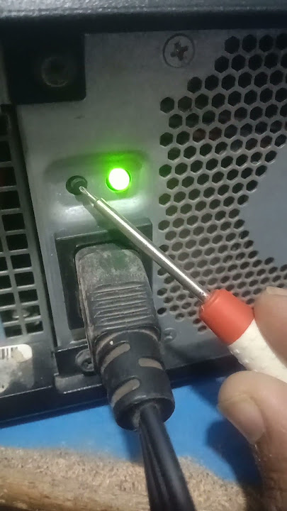 Test power supply of Dell pc #Shorts
