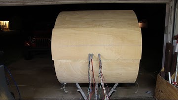 Teardrop Trailer Build - Roof & Wiring