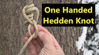 One Handed Hedden Knot