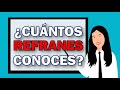 ¿Cuánto sabes de "REFRANES"? | Completa estos refranes. || [Quiz] [Trivia]