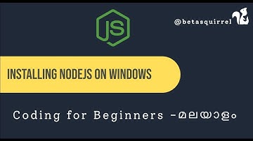 Node.js Installation and First Application: Step-by-Step Guide - Malayalam Tutorial