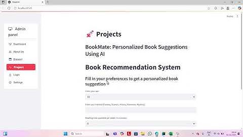BookMate: Personalized Book Recommendation System using AI (Python & Streamlit)