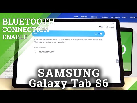 How to Connect Device via Bluetooth in SAMSUNG Galaxy Tab S6 – Bluetooth Connection