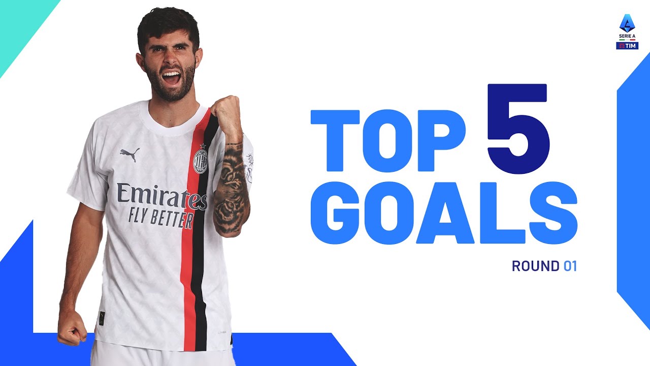 Pulisc opens his account with a beauty | Top 5 Goals by crypto.com | Round 1 | Serie A 2022/23