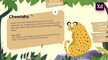 Kindergarten Story telling Website Landing page using Adobe xd