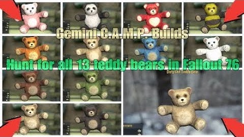 Hunt for all 13 teddy bears in Fallout 76 including Dirty Old Teddy