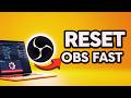 OBS Not Working? Try This Easy Reset!