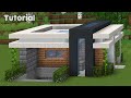 Minecraft Tutorial: How to Build a Modern Underground House - Easy #2