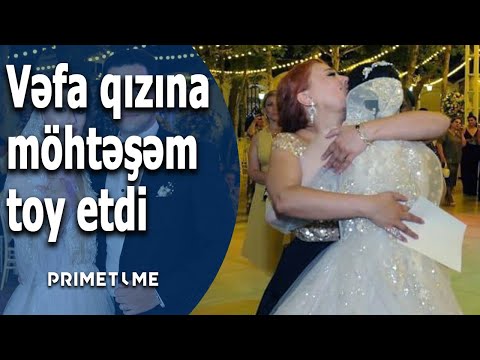 Vəfa Zeynalova qızına möhtəşəm toy keçirdi — Toyda nələr-nələr yaşandı? 6 mərtəbəli tort gəldi