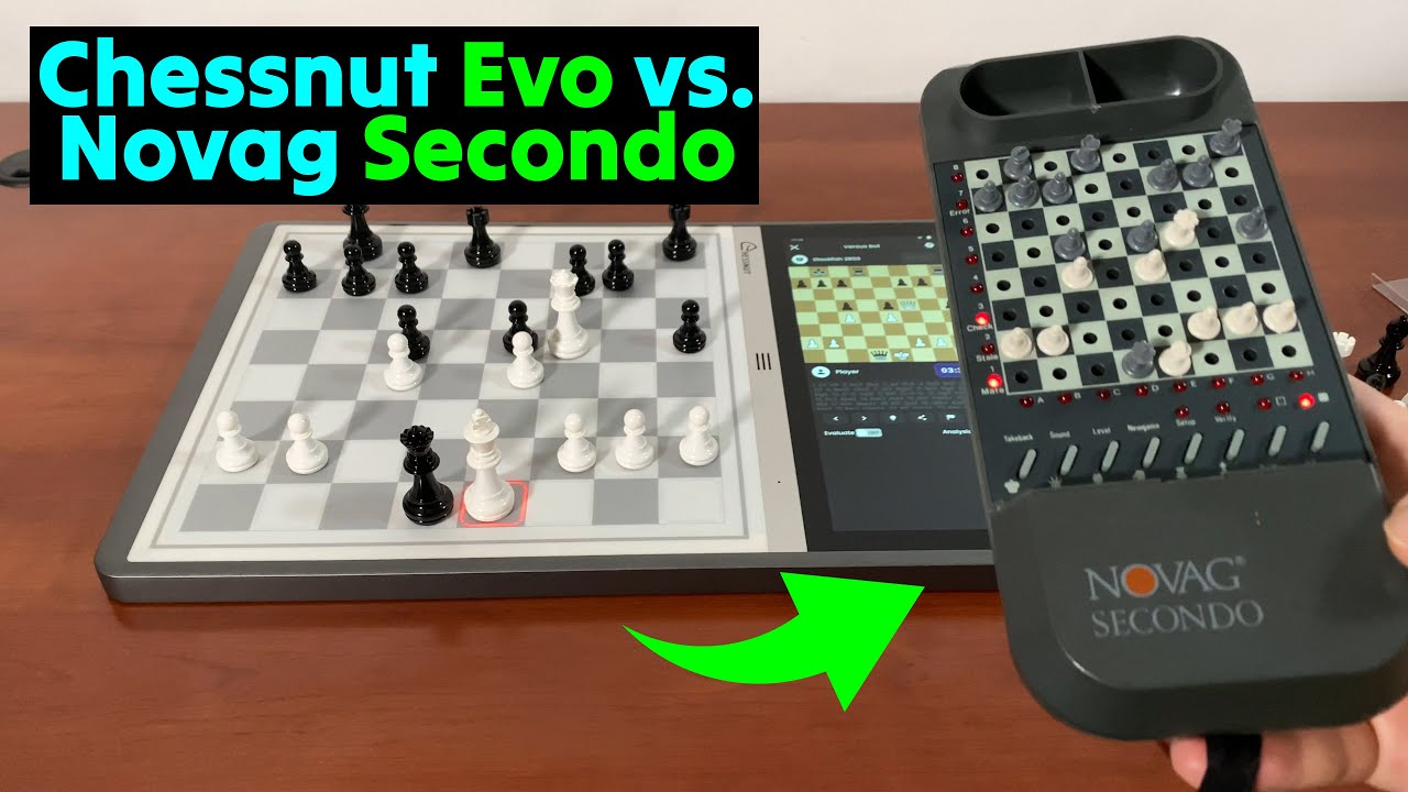 Chessnut EVO vs. Novag Secondo 1989 Chess Computer 👑 Gadgetify - YouTube