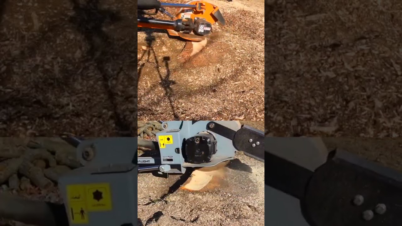 Stump Grinder Comparison - Woods vs Baumalight 