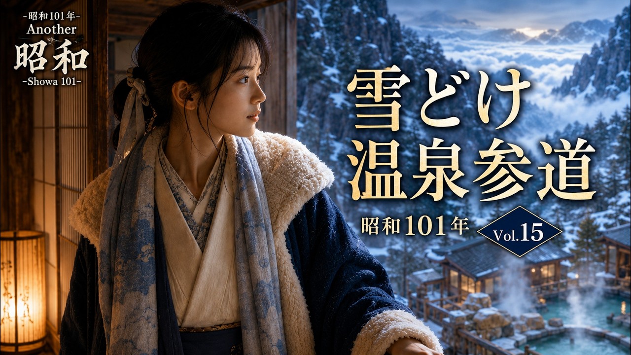 Vol.15】湯けむりの向こうにある宿｜昭和101年、雪解けの温泉道【4K
