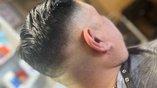 How to do a perfect Mid drop comb over fade-  with hardline by The big kahuna barbershop and podcast 115 views 2 weeks ago 6 minutes, 20 seconds