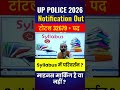 UP CONSTABLE NOTIFICATION OUT | UP CONSTABLE NEW VACANCY 2025 | SYLLABUS? माइनस मार्किंग है या नहीं?