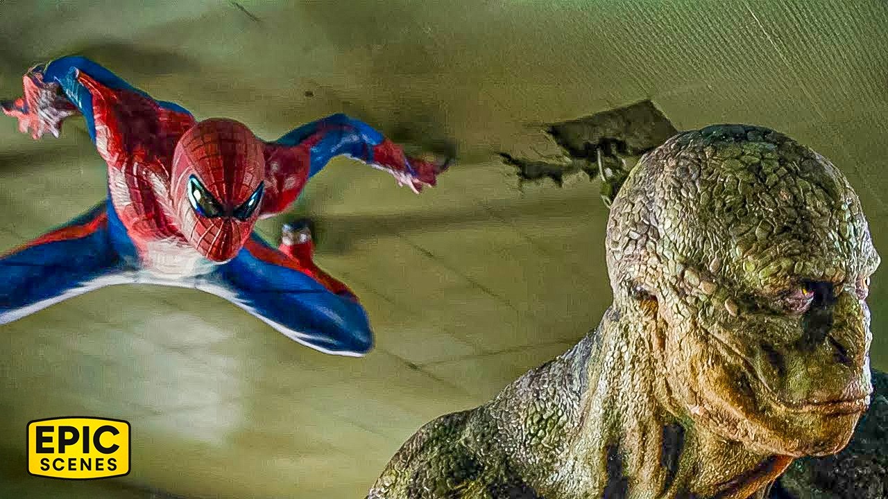 The Lizard Attacks Spider-Man At School - The Amazing Spider-Man