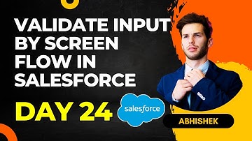 Validating Input Using Screen Flow in Salesforce
