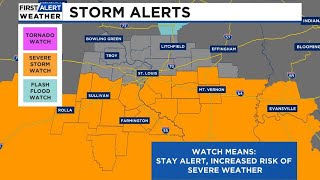 First Alert Weather Day: Severe Thunderstorm Watch until 11pm