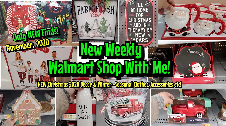 NEW WALMART CHRISTMAS 2020 DECOR , SEASONAL HOLIDAY WINTER CLOTHES & ACCESSORIES.