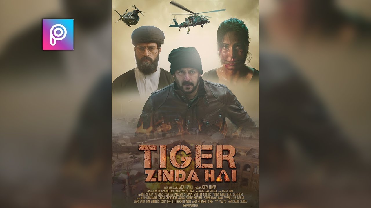 Tiger Zinda Hai Movie Poster Manipulation Picsart And