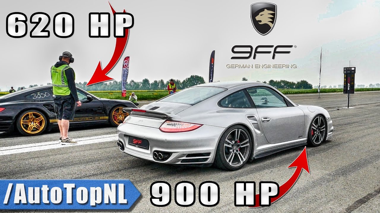 2012 porsche 911 turbo top speed 900HP Porsche 911 Turbo 9ff vs 620HP 911 Turbo 1/2 MILE SPEED TRAP by AutoTopNL