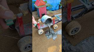 Mini DIY Tractor Construction Machine | Tractor Wala Video | #shorts #youtubeshorts