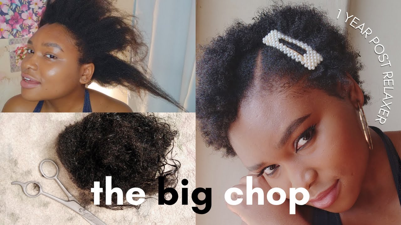 BIG CHOP AFTER 1 YEAR OF TRANSITIONING - YouTube
