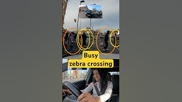 BUSY ZEBRA CROSSING #driving #learn #howto #drive #car #london #zebra #crossing #pedals #lesson