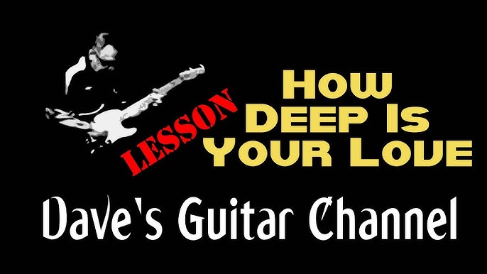 🎼 How deep is your love - 2585 - Bee Gees - Tutorial Partitura