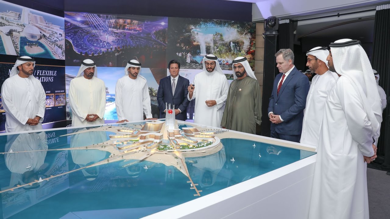 محمد بن راشد يطلق مشروع جزيرة متكاملة للخدمات السياحية والترفيهية على شاطىء جميرا