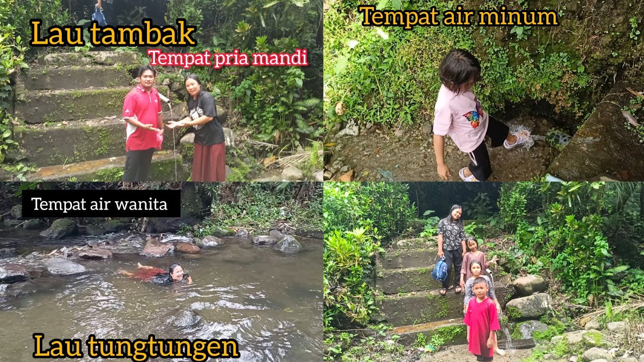 Akhirnya bisa menikmati suasana kampung tanah kelahiran bik uda.. airnya sangat jernih dan sejuk 