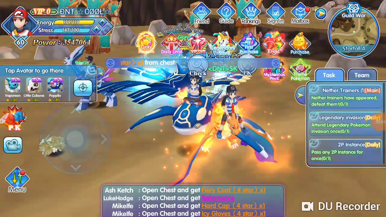 Claiming guild war task