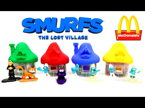 SMURFS The LOST VILLAGE Happy Meal Toys McDonalds 2017 Complete