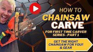ABSOULTE  Beginners Guide To Chainsaw Carving: Part 1  Choosing The Right Chainsaw & Safety Gear