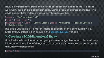 Transforming Cisco Config Files into a Multidimensional Array with PowerShell