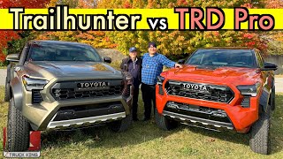 2024 Toyota Tacoma TRD Pro vs Tacoma Trailhunter  Which One Would We Buy?