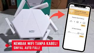Cara Nembak Wifi Jarak Jauh Tanpa Kabel Menggunakan Penguat Sinyal Wifi Antena 6 Super