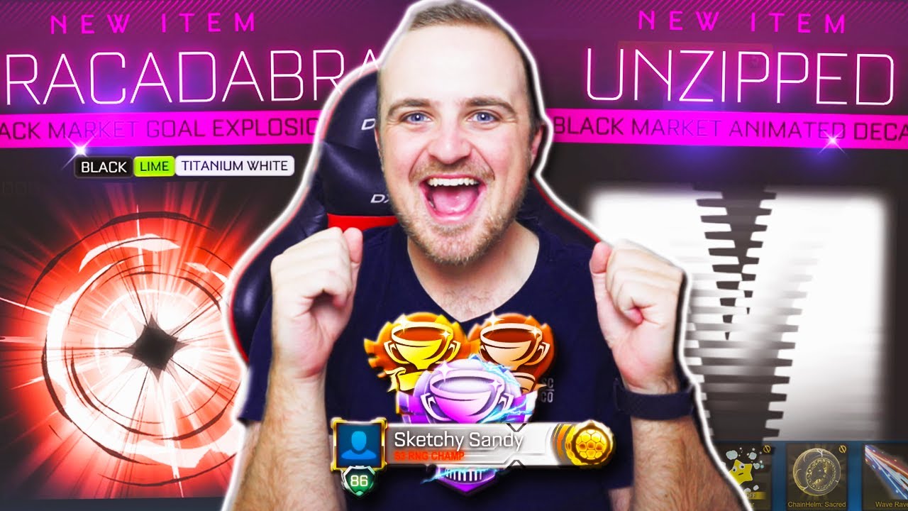 MY FIRST *PAINTED* ABRACADABRA BLACK MARKET IN ROCKET LEAGUE! | Opening Season 4 TOURNAMENT REWARDS!
