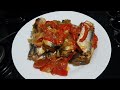 Sardinha na panela de Pressão!! Deliciosa e nutritiva!