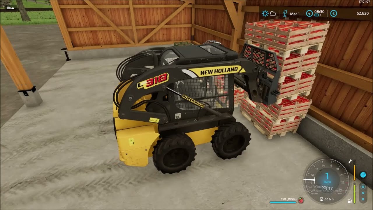 FARMING SIMULATOR 22 ABRUZZO FARM PT6 SI CARICANO I PALLET E ANDIAMO A VENDERLI A NEGOZIO AGRICOLO