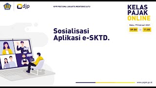 Sosialisasi Aplikasi E Sktd